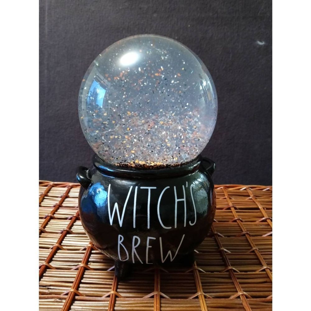 Witch's Brew‎ Snow Globe 6.5" Tall 3.5" Diameter